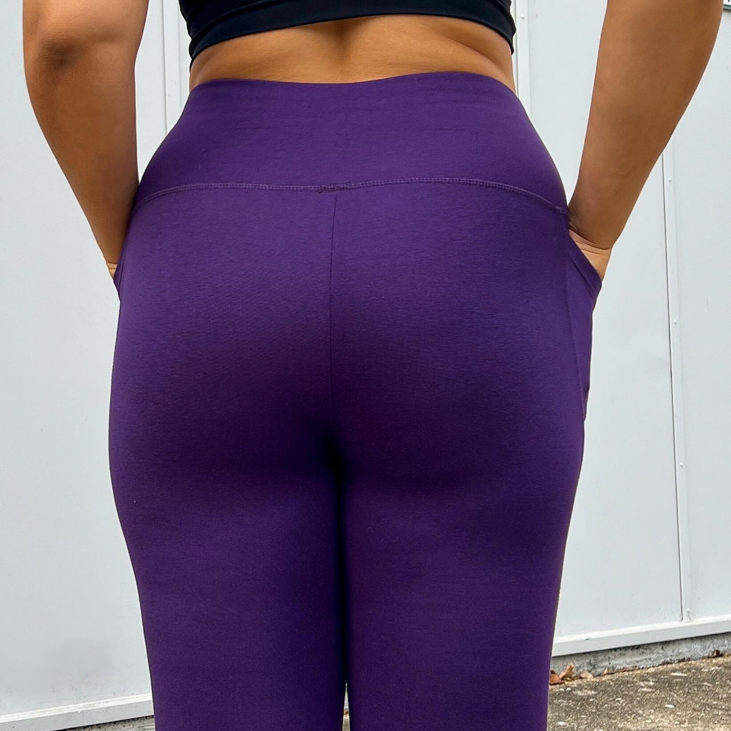 Squat Proof Long Leggings - Suffragette Purple - Snag