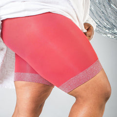 Stay Cool Chub Rub Lurex Shorts - Hot Toddy - Snag