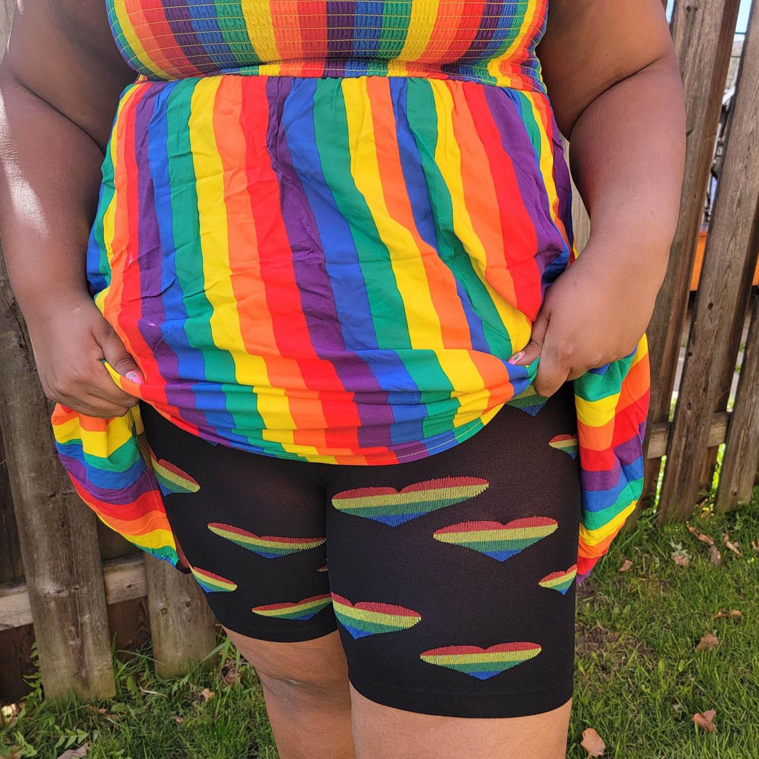 Stay Cool Chub Rub Shorts - Pride Love Is Love - Snag