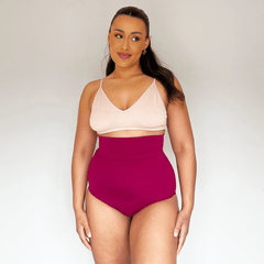 Super High Waist Knickers - Raspberry Pie - Snag