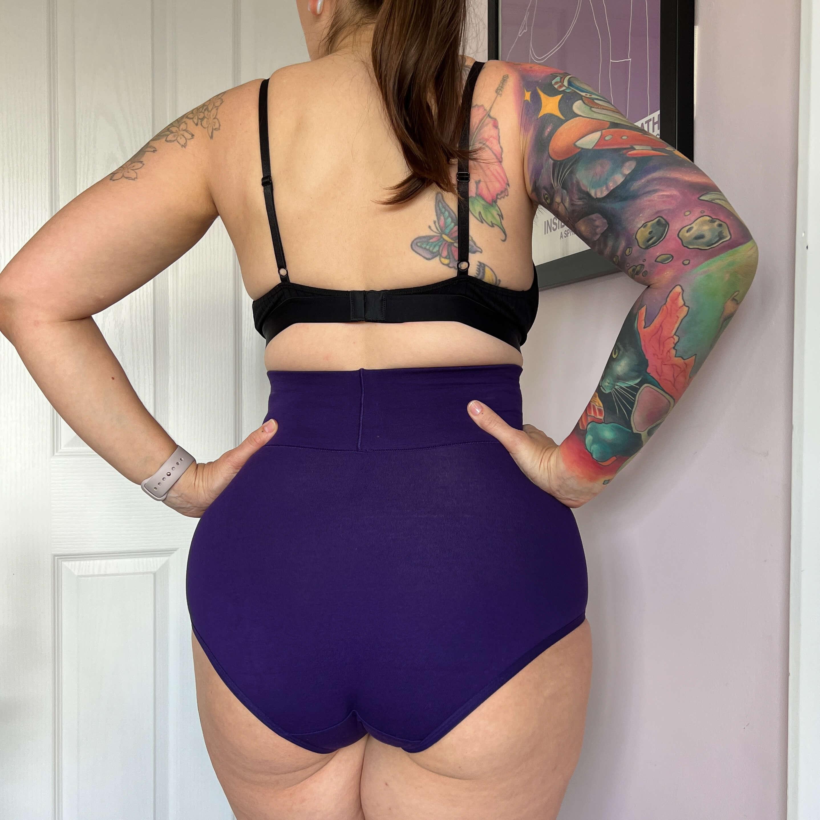 Super High Waisted Knickers in Suffragette Purple - Snag
