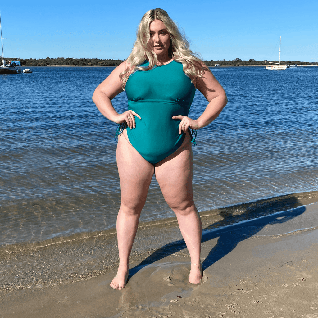 Swimsuit - I'll fly with you - Teal - Snag