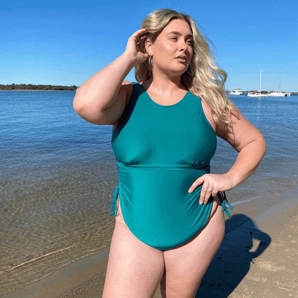 Swimsuit - I'll fly with you - Teal - Snag