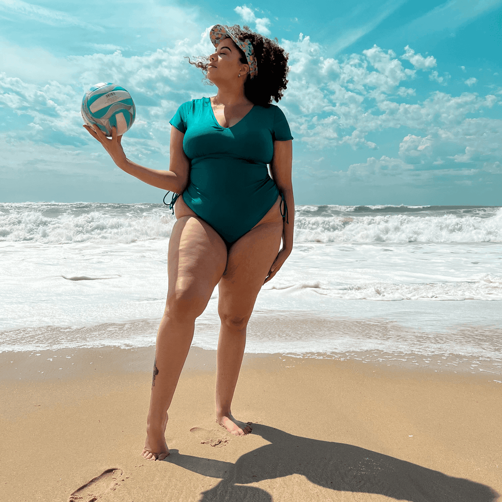 Swimsuit - Show me the money - Teal - Snag