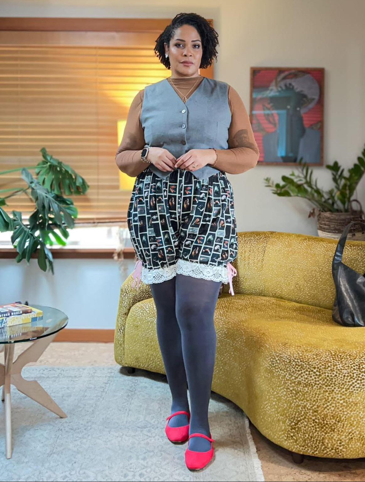 80 Denier Tights - Slate - Snag