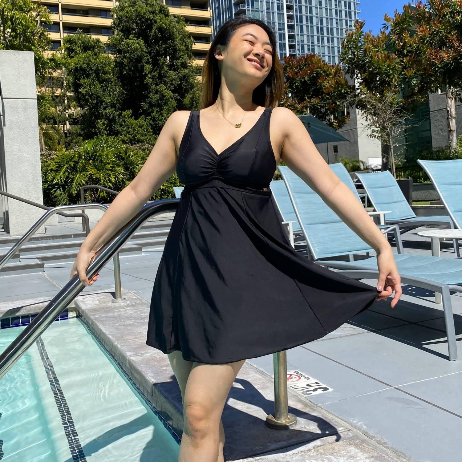 There Can Be Only One Swim Dress in Black – Snag