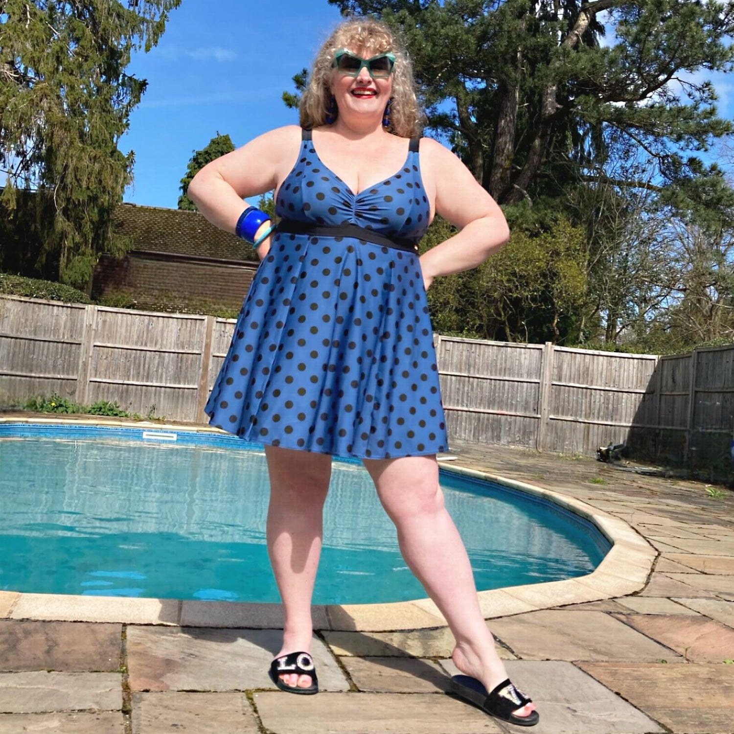 There Can Be Only One Swim Dress - Polka - Snag