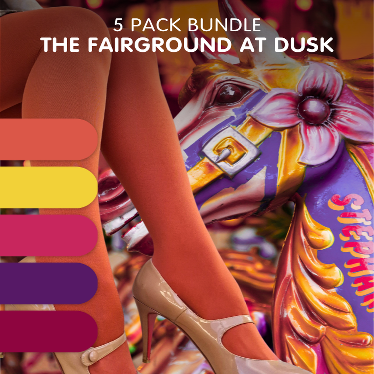 5 Pack Bundle - The Fairground At Dusk: Pumpkin Spice, Cursed Custard, Raspberry Pie, Cherry, Fancy Darkness