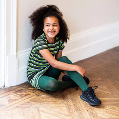 Tween Tights - Hit the Bottle Green - Snag