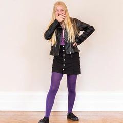 Tween Tights - Suffragette Purple - Snag