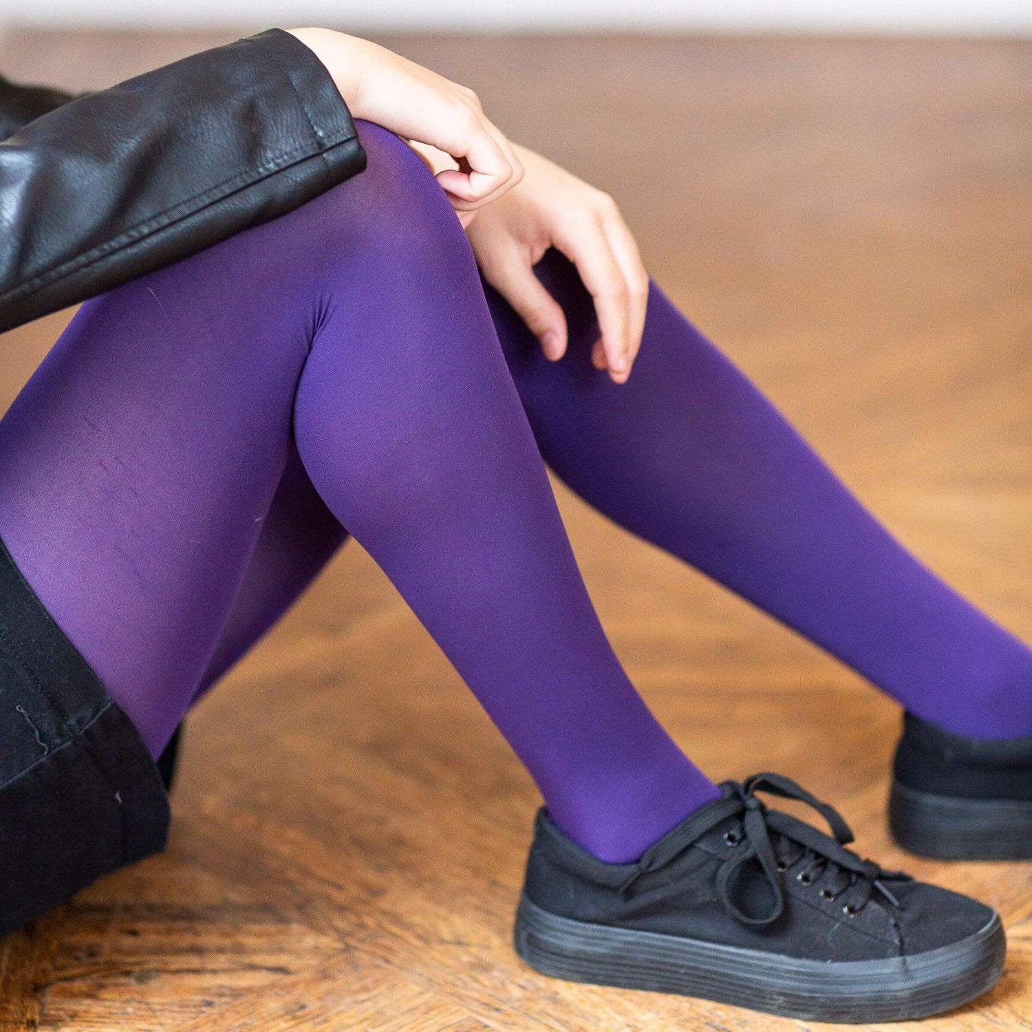 Tween Tights - Suffragette Purple - Snag