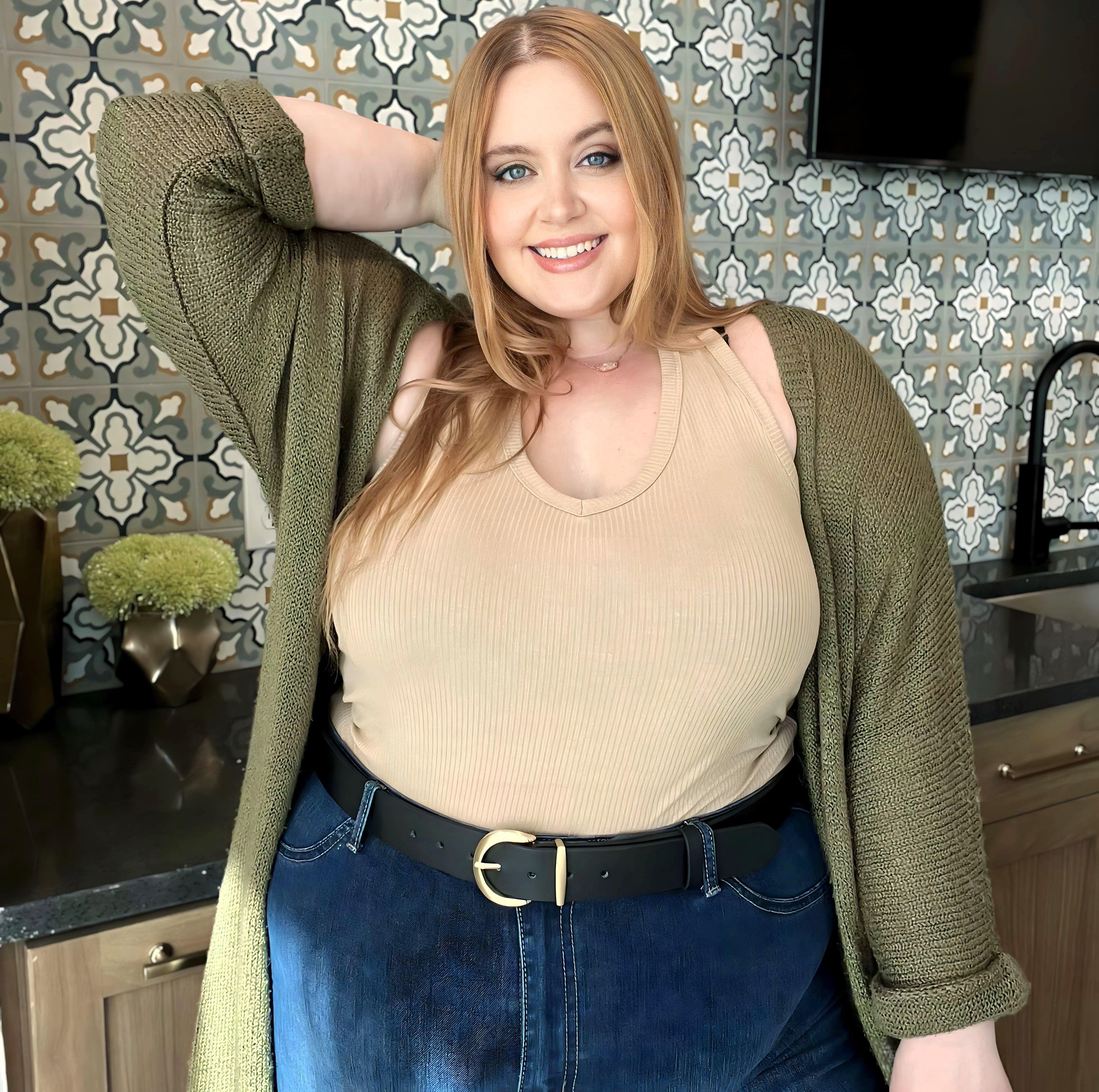 Vegan Leather Waist Belt