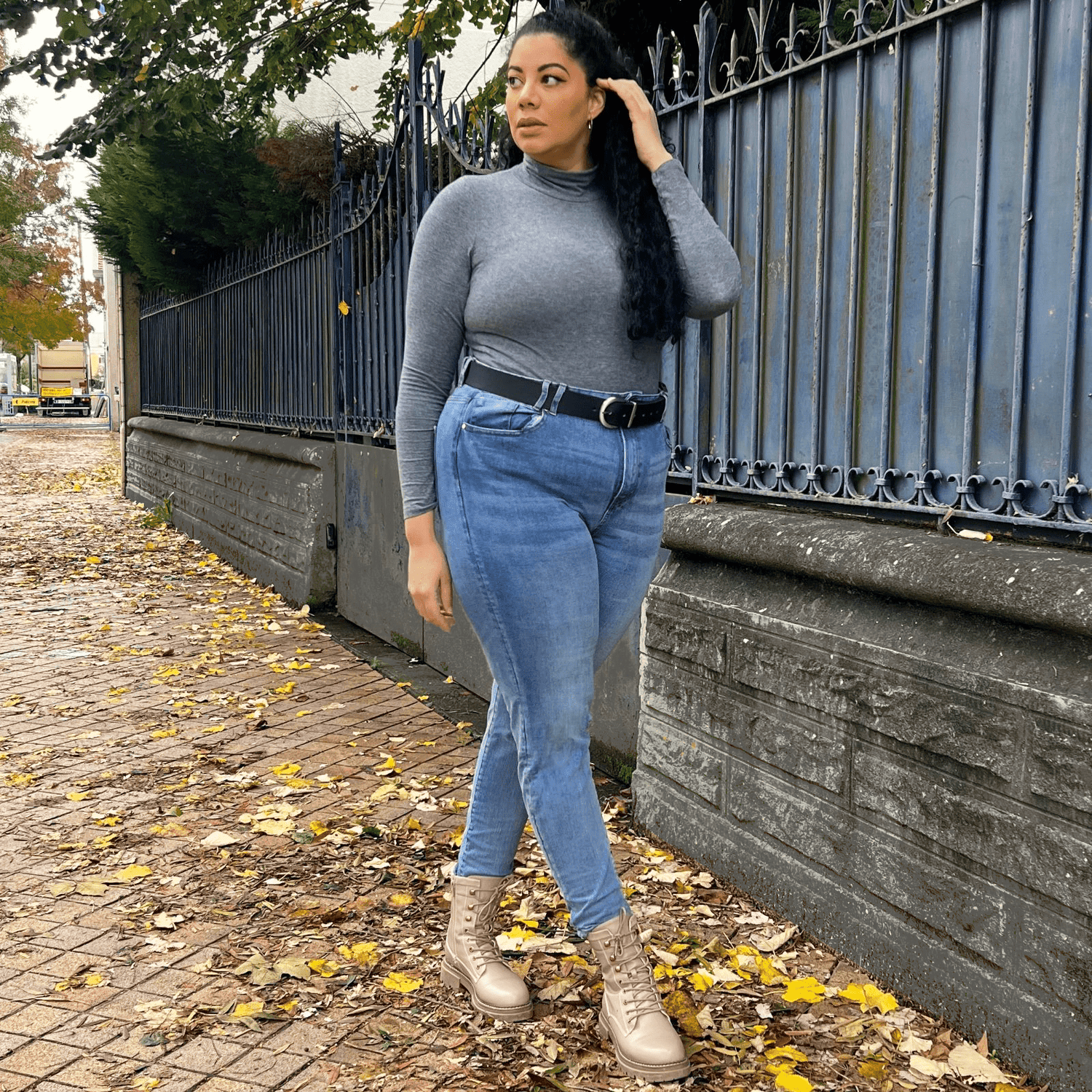 Vegan Leather Waist Belt - Silver - Snag