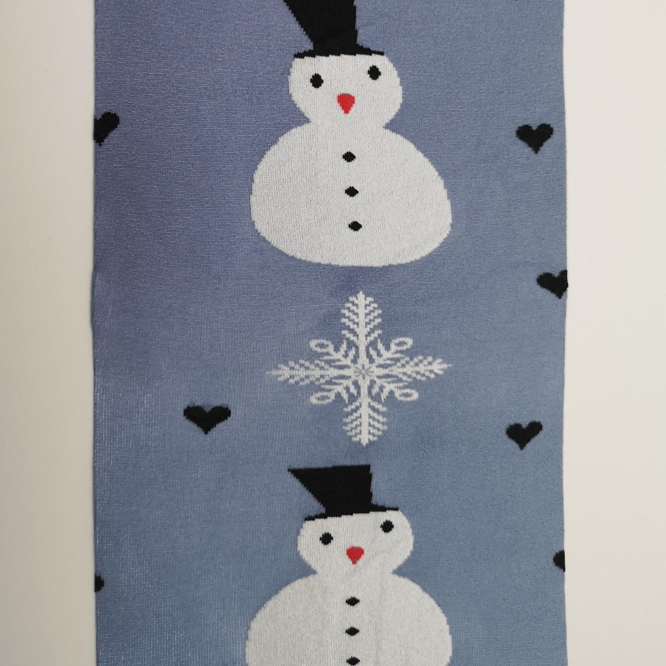 80 Denier Snowman Tights In Grey - The Best Christmas tights