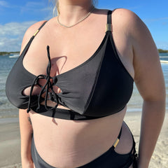 What Babe? Bikini Top - Black - Snag