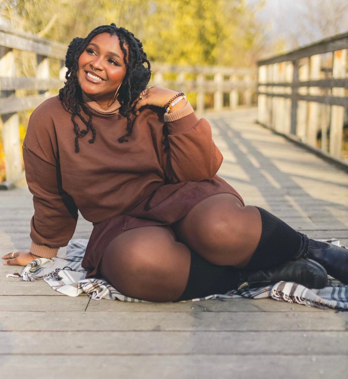 50 Denier Semi-Opaque Tights - Hot Chocolate